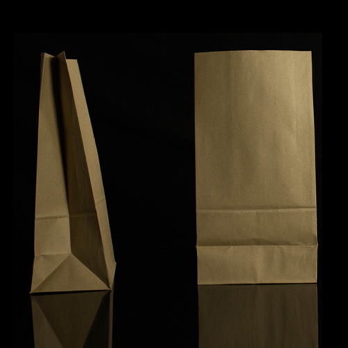 BSK-SOS20, Bolsa de papel SOS 20. Bolsa ecológica de papel Kraft son asas. Gramaje: 105grs